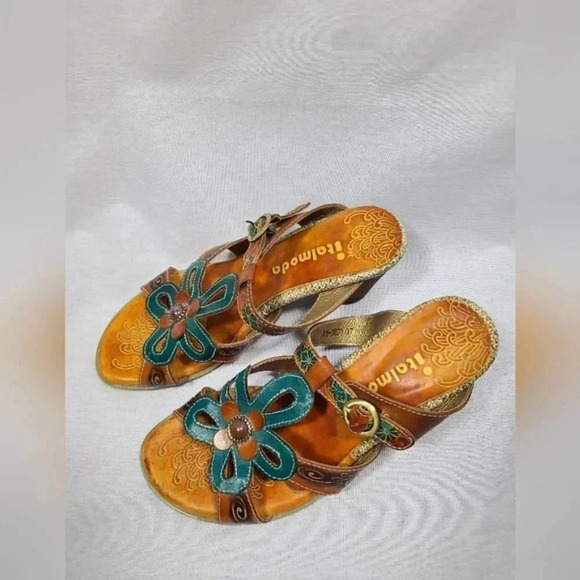 italmoda Shoes - Italmoda designer leather heels - Size 37 European size = 6 womens US size